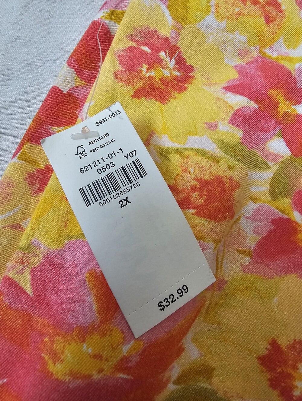 Old Navy Pixie Floral Mini Skirt NWT Size 2X Bright Summer Print - Picture 9 of 10